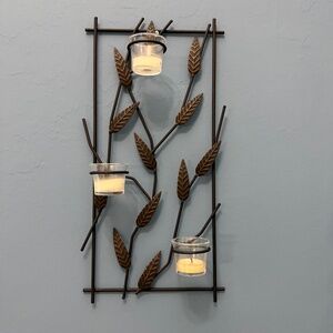 PartyLite Leaf Sconce
